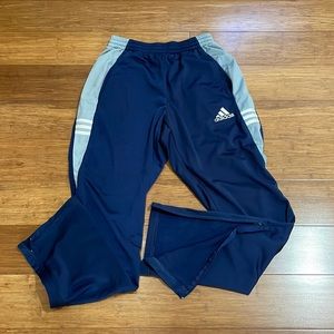 Adidas blue jogging pants, dark blue,like new, lightly worn,.